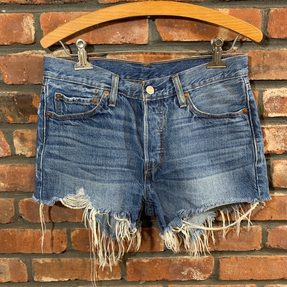 Levi's Blue Jean Shorts